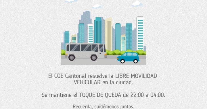 Libre movilidad vehicular en Santo Domingo, dispuso COE CANTONAL. 6