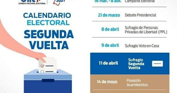 CONSEJO NACIONAL ELECTORAL MANIFIESTA QUE CONTINUA EL CALENDARIO ELECTORAL. 18