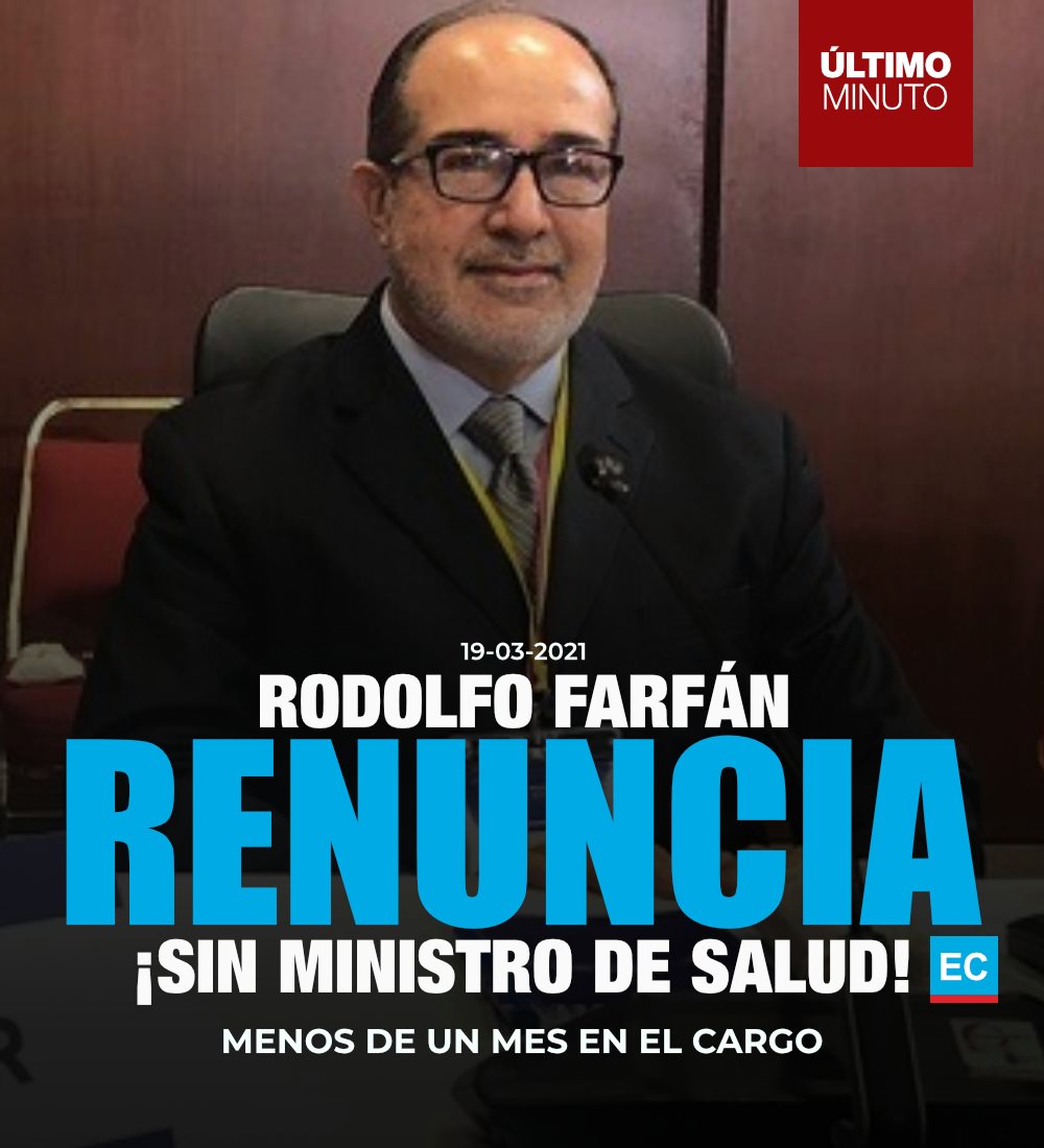 RENUNCIA MISTRO DE SALUD RODOLFO FARFÁN. 1